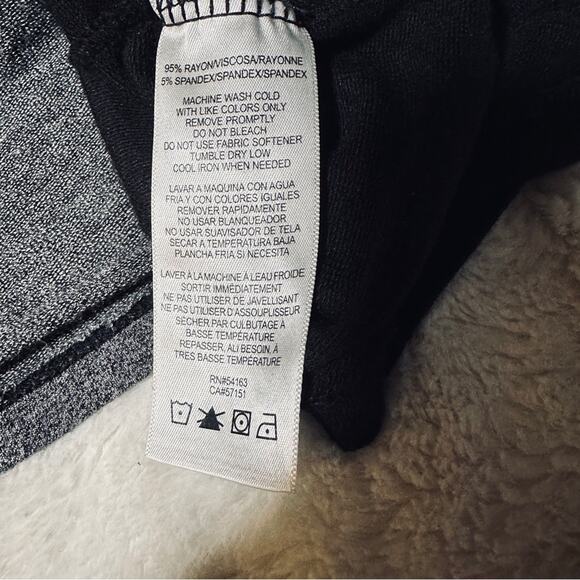 Calvin Klein Size S Sharkbite Hem Tunic Top Blue Grey Stretch Sporty Casual Chic - Picture 8 of 12